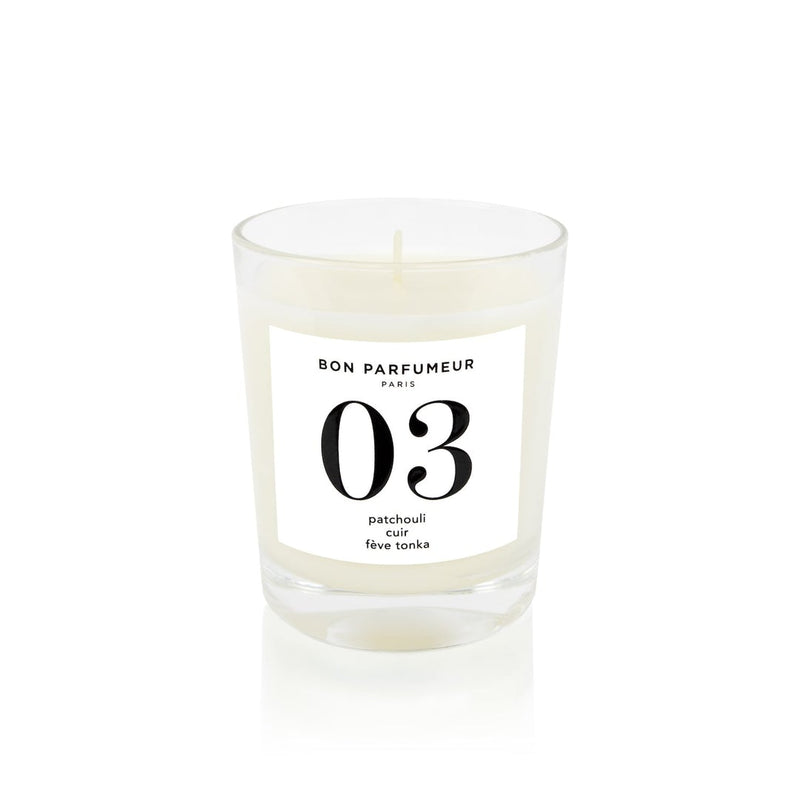 Bon Parfumeur - Candle 03 - Patchouli, Leather, Tonka Bean