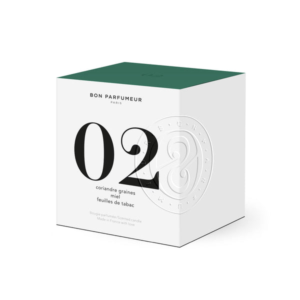 Bon Parfumeur - Candle 02 - Coriander seeds, Honey, Tobacco leaf