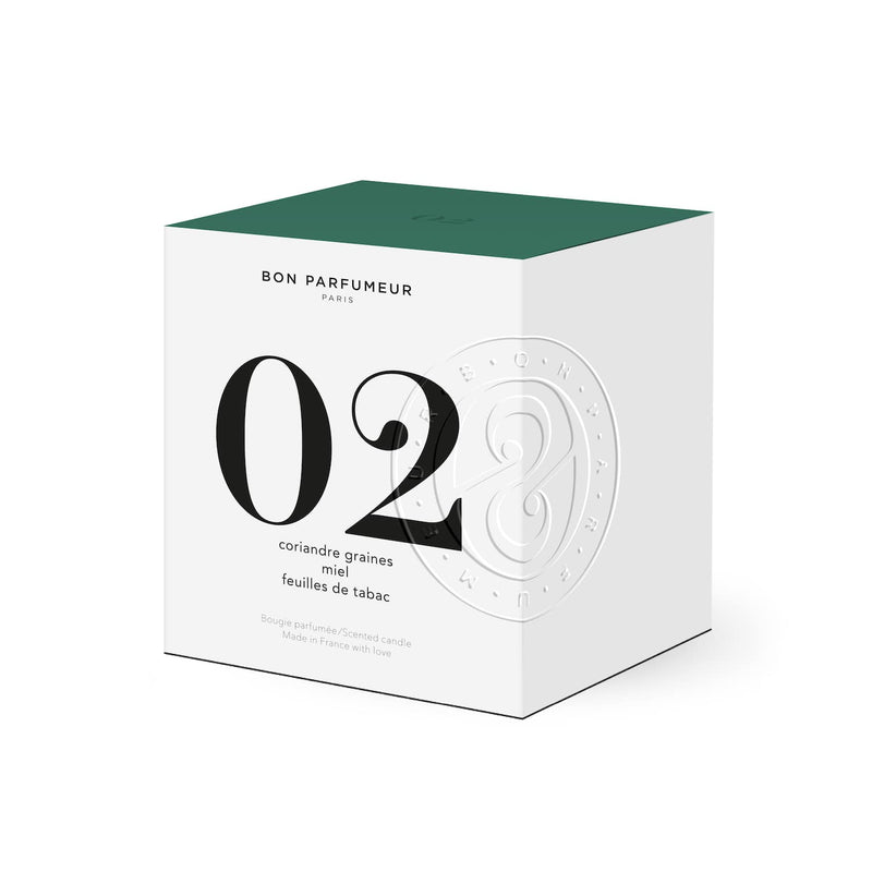 Bon Parfumeur - Candle 02 - Coriander seeds, Honey, Tobacco leaf