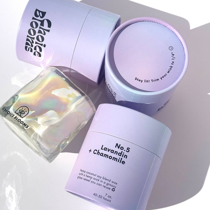 Choice Blooms - No. 5: Lavandin + Chamomile Candle