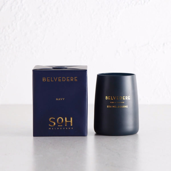 SOH Melbourne - Belvedere  Navy Matte Glass
